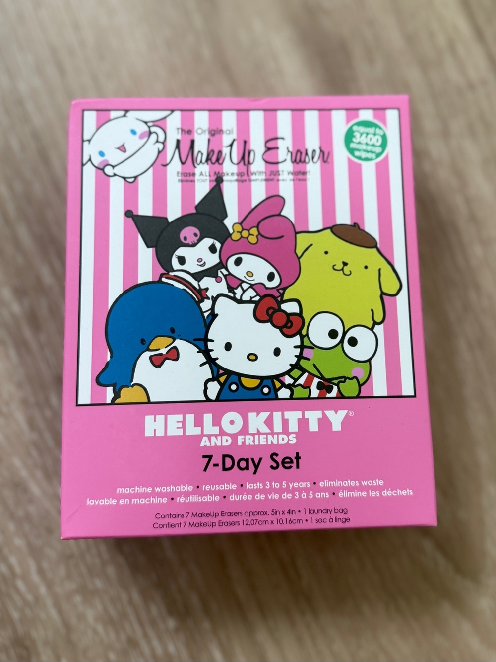 Hello Kitty & Friends Makeup Eraser 7-Day Set
